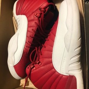 White And Red Jordan 12